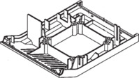 Gehäuseboden, Weller T0058748926N für Lötstation WTCP 51