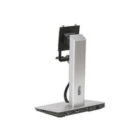Monitor Stand W USB 3 Dock 452-BBIR, 6.5 kg, Black,Silver Monitor Mounts & Stands