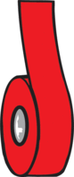 Rohrmarkierungsband - Rot, 50 mm x 33 m, Polyester, Farbig, B-8423, -20 °C °c