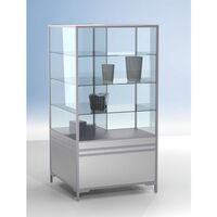 LINK glass cabinet corner module