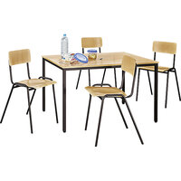 Conjunto de sillas y mesa multiusos