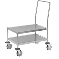 Carrello a pianale in acciaio inox