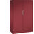 Armario de puertas batientes ASISTO, altura 1617 mm, anchura 1000 mm, 3 baldas, rojo rubí / rojo rubí.