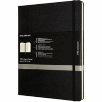 Pro Projekt-Planer XL 19x25cm Hardcover schwarz