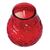 Bolsius Wax Filled Candle Bowls in Red - 75 Hour Burn Bar Lights Pack of 12