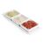 Olympia Whiteware Snack Dishes - 3 Section Dishwasher Safe Pack of 2