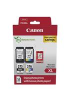 CANON Pack 2 Cartouches Jet d'encre Noir XL + Couleur XL PG-575XL / CL-576XL