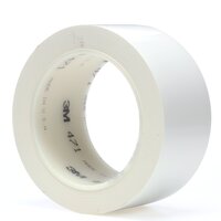 3M™ Weich-PVC-Klebeband 471F, Weiß, 50 mm x 33 m, 0.14 mm