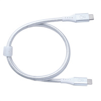 BACHMANN Ochno USB-C kabel recht 0,7m zilver