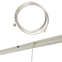 Lot 1 Câble Nylon-Perlon Transpt 300 cm + Fix BLANC/Cimaise