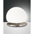 Tischleuchte MORGANA, inkl 1xG9 LED 3W, 3000K, 220lm, IP20, mit Touch-Dimmer, Metall / geblasenes Glas, Nickel satiniert