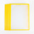 Panneaux pivotants "QuickLoad" / Cadre pour système de panneaux d'affichage / Pochettes pour porte-brochures | jaune