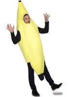 Disfraz de Plátano para adultos M/L