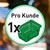 Sticker / Information Sign / Window Film for Purchasing Restrictions "Pro Kunde 1x Einkaufskorb" | shopping basket green