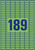 Farbige Etiketten, ablösbar, A4, 25,4 x 10 mm, 20 Bogen/3.780 Etiketten, grün
