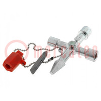 Wrench; for control cabinets; 90mm