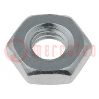 Nut; hexagonal; UNF 10-32; 32; steel; Plating: zinc; Thread: inch