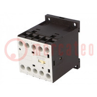 Contactor: 3-pole; NO x3; Auxiliary contacts: NO; 12VDC; 12A; BG
