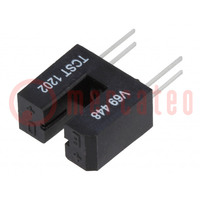 Sensor: optocoupler; through-beam (with slot); Slot width: 3.1mm