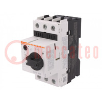 Motor breaker; 230÷690VAC; for DIN rail mounting; 4÷6.5A; IP20