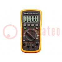 Multiméter: kalibrátor; hurok; VDC: 0÷50V; VAC: 0÷500V; I DC: 0÷20mA