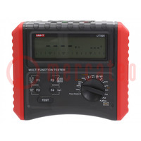 Meter: elektrische installatie; LCD; (9999); VAC: 0÷440V; 20÷100Hz