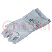 SST: gants de protection; cuir; Dimension: 10