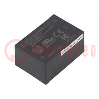 Converter: AC/DC; 12W; 90÷264VAC; Usup: 120÷370VDC; Uout: 5VDC; 80%