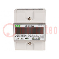 Counter; digital,mounting; for DIN rail mounting; LCD; Inom: 5A