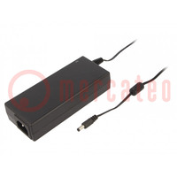 Power supply: switching; 24VDC; 5A; Out: 5,5/2,5; 120W; 90÷264VAC