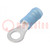 Tip: ring; M4; Ø: 4.34mm; 1.31÷2.08mm2; crimped; for cable; tinned