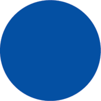 Folienetiketten - Blau, 3.8 cm, Polyethylen, Selbstklebend, Rund, Seton