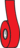 Rohrmarkierungsband - Rot, 25 mm x 33 m, Polyester, Farbig, B-8423, -20 °C °c