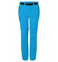 James & Nicholson Zip-Off Trekkinghose Damen JN1201 Gr. XS bright-blue
