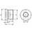 DIN 908 Verschlussschrauben mit Innensechskant u. Bund, zylindrisches Rohr-Gewinde 1 3/4" x 25, A2 blank