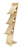 Ekspozytor podłogowy / podajnik prospektów / stojak na prospekty "H2" z drewna