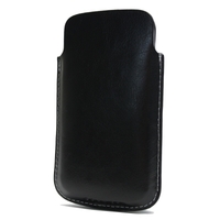 Vertikal/ Köcher Tasche - für Apple iPhone 4, iPhone 4S, Nokia Lumia 620, etc.- Schwarz