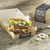 Burgerboxen, Pappe "pure" 7,8 cm x 11,5 cm x 11 cm "Good Food" groß