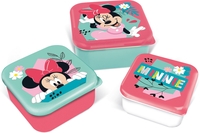 SET DE 3 CAJAS PARA SNACKS ANIDADAS DE MINNIE MOUSE