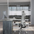 Bürostuhl / Drehstuhl COMFIO WMH Netzstoff / Stoff grau hjh OFFICE