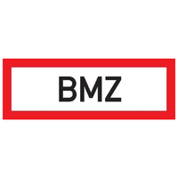 Brandsch-Schild Fol BMZ 297 x 105 mm