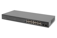 Digitus DN-95347-1 netwerk-switch Unmanaged Gigabit Ethernet (10/100/1000) Power over Ethernet (PoE) 1U Grijs