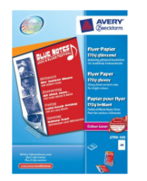 Avery 2790-100 papier do drukarek atramentowych A4 (210x297 mm) Połysk 100 ark. Biały