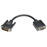 Tripp Lite P120-08N adapter kablowy 0,2 m DVI-I VGA Czarny
