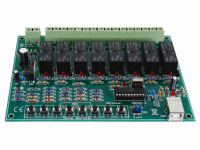 Velleman VM8090 power relay Zwart, Groen