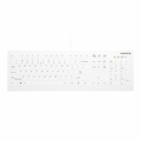 CHERRY AK-C8112 Tastatur USB QWERTY Englisch Weiß