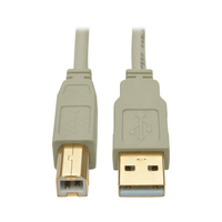 Tripp Lite U022-010-BE kabel USB 3,1 m USB 2.0 USB A USB B Beżowy