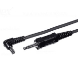 Walimex 12795 audio cable 5 m 3.5mm Black
