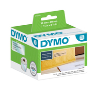 DYMO LW - Large Address Labels - 36 x 89 mm - S0722410 Átlátszó Öntapadós nyomtatócimke