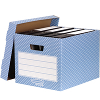 Fellowes 4481901 storage box Rectangular Paper Blue